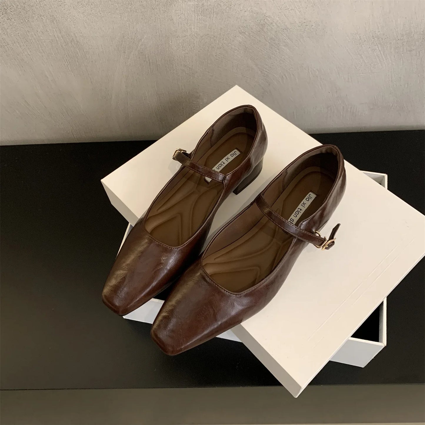 French Chic Women’s High-Top Ballerina Flats with Bow – Comfortable Slip-On Low Heels and Hidden Height Increase