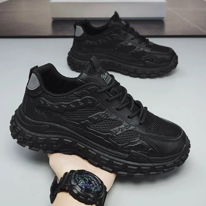 High Quality Men’s Sneakers Casual Sport Shoes Trendy Design with Non-Slip Thick Sole Stylish Sneakers for Men