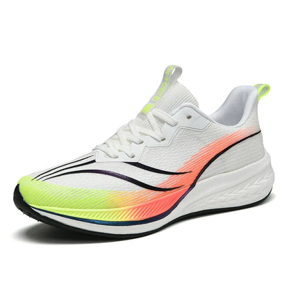 Men’s Running Shoes Breathable Mesh Sneakers with Spring Summer Shock Absorption Technology for Ultimate Speed and Comfort