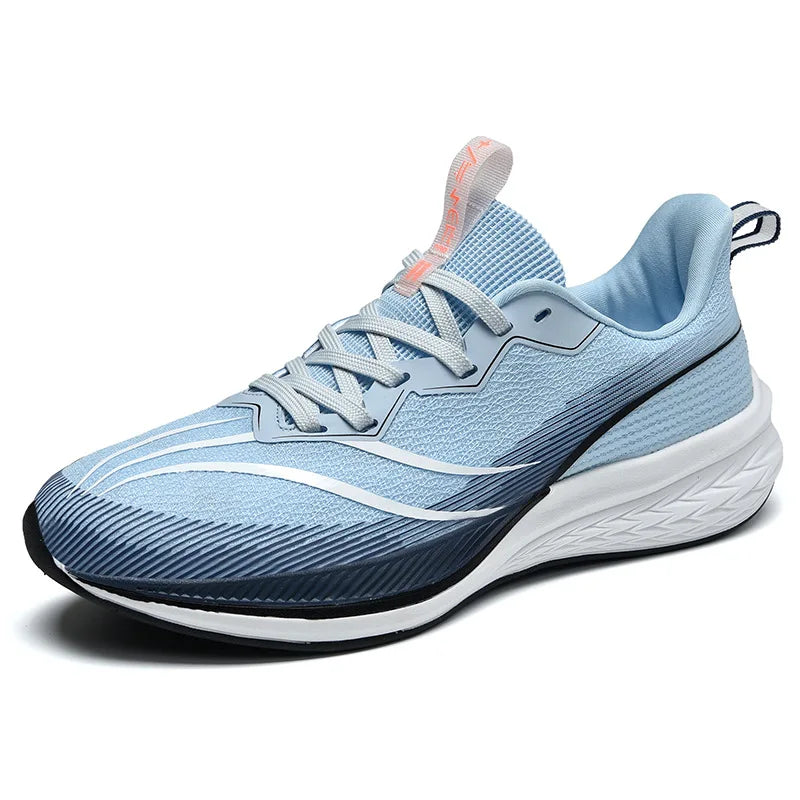 Men’s Running Shoes Breathable Mesh Sneakers with Spring Summer Shock Absorption Technology for Ultimate Speed and Comfort