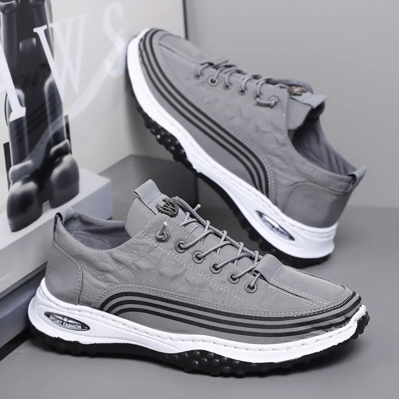 2025 Myway New Men’s Running Shoes Lightweight Slip-On Walking Shoes Without Lacing Casual Sneakers for Outdoor