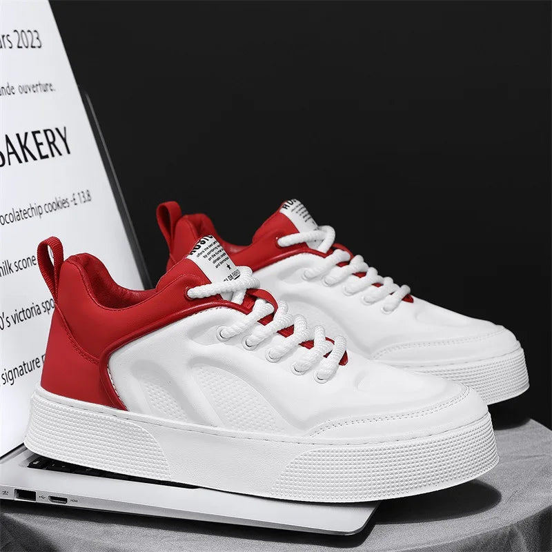 Myway Hot Selling Men’s Casual Sneakers Spring Summer Trendy Low-Top Athletic Shoes  Stylish Leisure Casual Shoes for Man