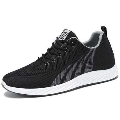 Men’s Running Shoes Lightweight Breathable Fashion Trendy Korean Style Lace-Up Casual Sneakers for Men Running Shoes for Men