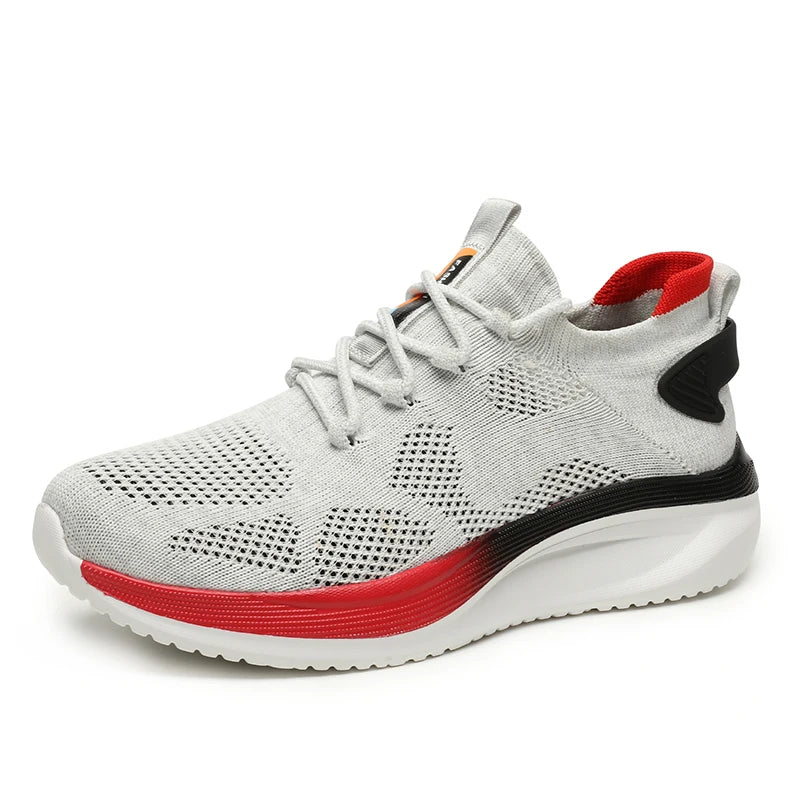 Wholesale Men’s Breathable Casual Running Sports Shoes New Fashion Comfortable Sneakers New Style Walking Shoes Lace-up 2025
