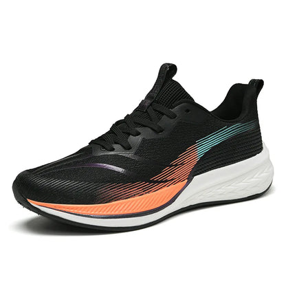 Men’s Running Shoes Breathable Mesh Sneakers with Spring Summer Shock Absorption Technology for Ultimate Speed and Comfort