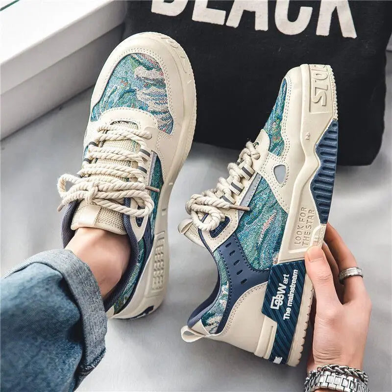 New Arrival Thick Sole Sneakers Slip-Resistant Durable Casual Shoes for Outdoor Affordable Athletic Footwear for Men
