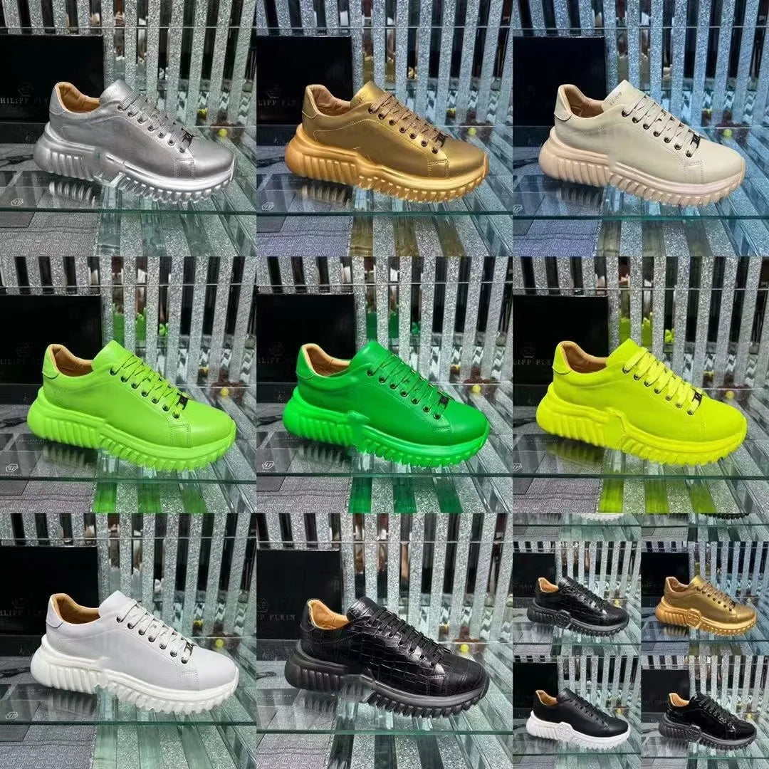 Breathable and odor proof leather casual soft sole shock-absorbing running shoes, outdoor versatile shoes for men