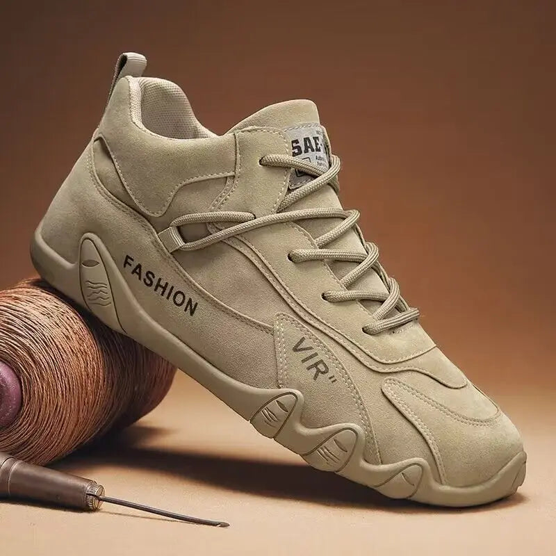 2025 Spring New Men Sneaker Thick Sole Non-Slip Athletic Casual Shoes for Work and Outdoor Activities Work Safety Shoes