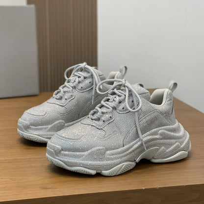 The Best Product Men Women Casual Sneakers for Platform Training Shoes Lace-Up Closure Genuine Leather Anti-slip Shock-absorbing
