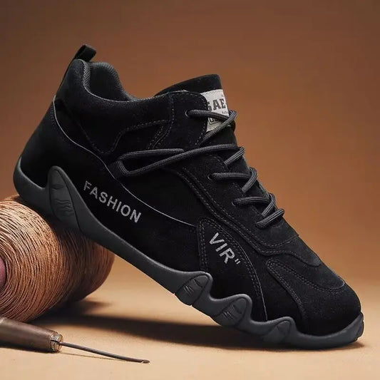 2025 Spring New Men Sneaker Thick Sole Non-Slip Athletic Casual Shoes for Work and Outdoor Activities Work Safety Shoes