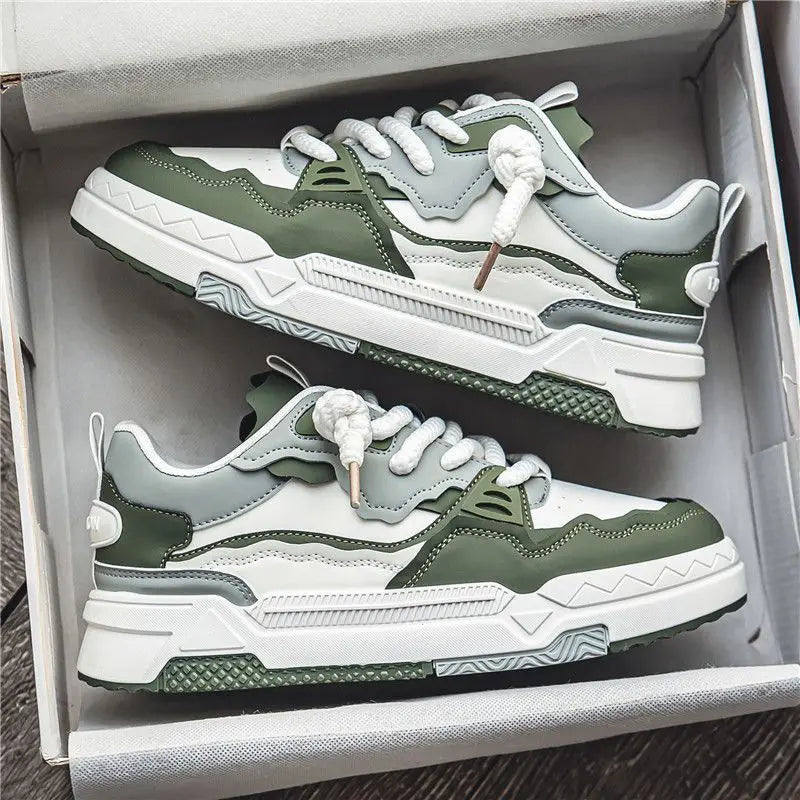2025 Myway Men’s Casual Shoes Spring and Summer Trendy Low-Top Sneakers Athletic Shoes Stylish Leisure Footwear