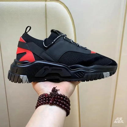 Light Luxury Original Wear-resistant and Versatile Fashion Trend Sports Thick Sole Anti slip Shock-absorbing Running Shoes