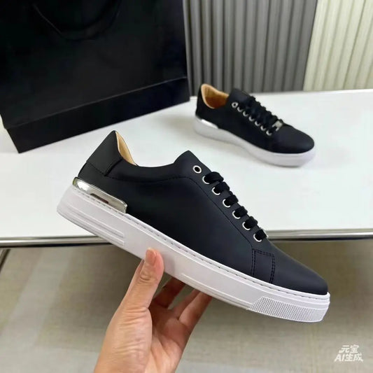 Genuine Leather Breathable Anti slip Fashionable Versatile Original Men’s Sports and Leisure Shoes Trendy