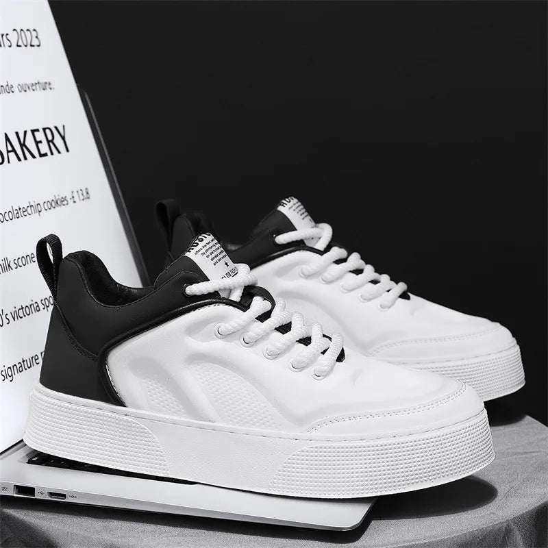 Myway Hot Selling Men’s Casual Sneakers Spring Summer Trendy Low-Top Athletic Shoes  Stylish Leisure Casual Shoes for Man