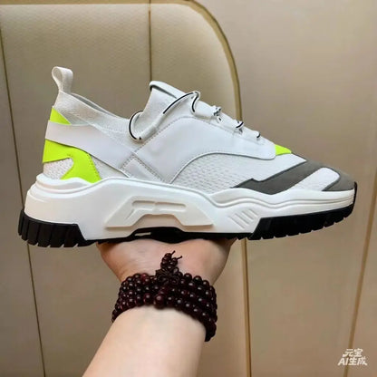 Trendy Brand Light Luxury Lace up Spring and Summer Casual Shoes, Versatile Youth Sports Shoes