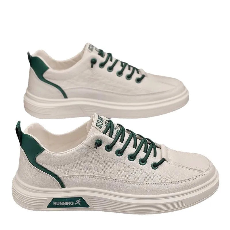 Men’s Casual Sneakers Waterproof Non Slip Autumn and Spring Board Shoes for Outdoor Work Use Stylish Comfortable Shoes