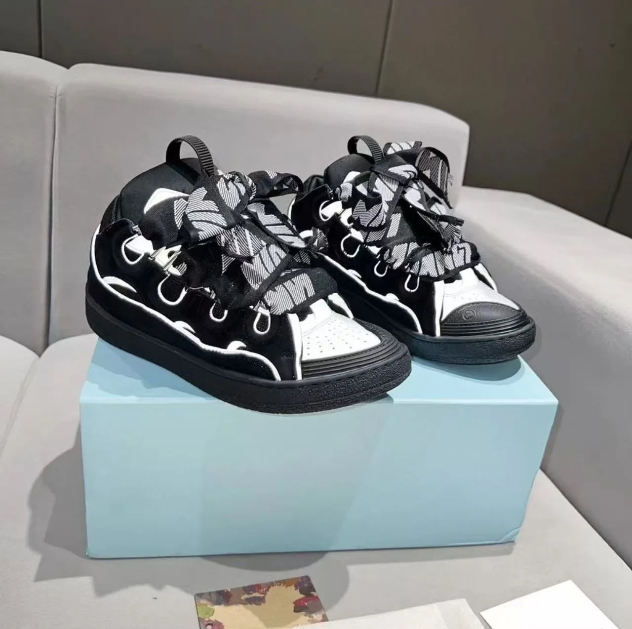 Luxury Design Chinese Hot Unisex New Trendy Brand Mesh Sneakers Thick Bottom Lace-Up Dad Shoes Fashion Trend Winter