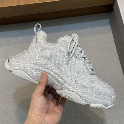 The Best Product Men Women Casual Sneakers for Platform Training Shoes Lace-Up Closure Genuine Leather Anti-slip Shock-absorbing
