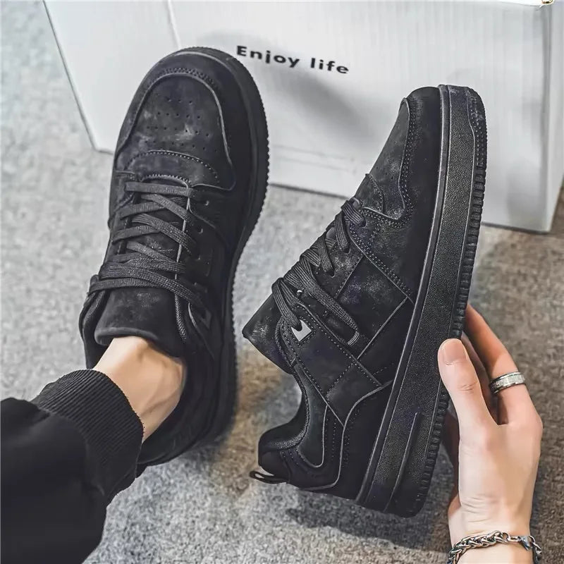 2025 Spring Breathable Men Sneaker Thick Sole Sports and Casual Board Shoes Men’s Sports Shoes
