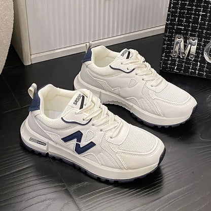 2025 Spring Women’s Sneakers Lightweight Casual Running Shoes Slip Resistant Soft Sole Versatile Sneakers for Daily Wear
