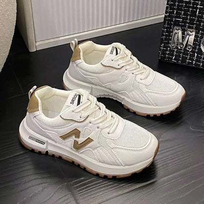 2025 Spring Women’s Sneakers Lightweight Casual Running Shoes Slip Resistant Soft Sole Versatile Sneakers for Daily Wear