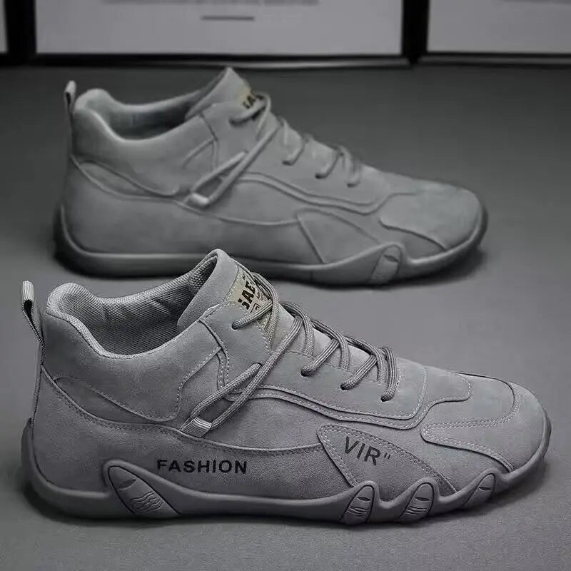 2025 Spring New Men Sneaker Thick Sole Non-Slip Athletic Casual Shoes for Work and Outdoor Activities Work Safety Shoes