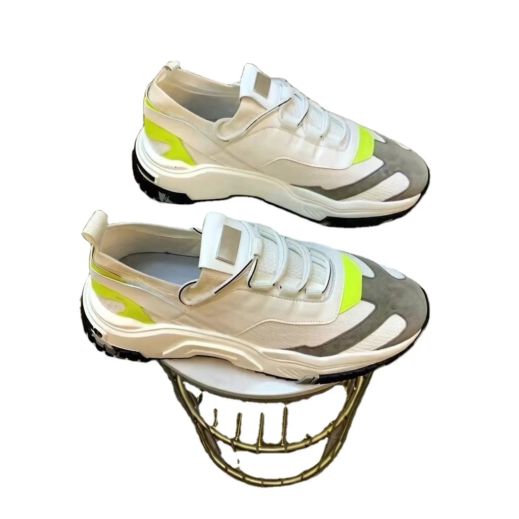 Trendy Brand Light Luxury Lace up Spring and Summer Casual Shoes, Versatile Youth Sports Shoes