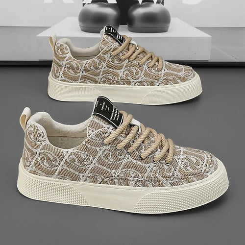 Myway New Men’s Casual Canvas Shoes Thick-Soled Height Increasing Shoes for Stylish Comfort Fashion  Sneaker Foe Men