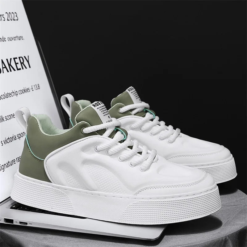 Myway Hot Selling Men’s Casual Sneakers Spring Summer Trendy Low-Top Athletic Shoes  Stylish Leisure Casual Shoes for Man