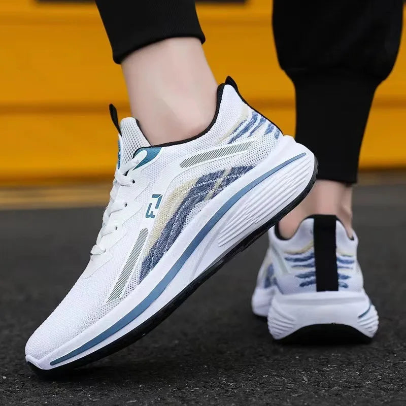 Quality Assurance Men Running Shoes Light Weight Casual Sneaker Support Breathable Mesh for Walking Shoes