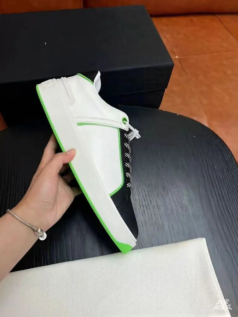 Light Luxury Leather Low Cut Lace up Trendy Shoes, Versatile Casual Shoes