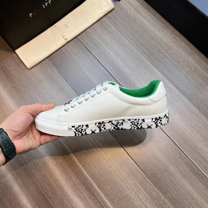 Original Luxury Genuine Leather Fashionable Versatile Breathable Casual Sports Shoes Board Shoes