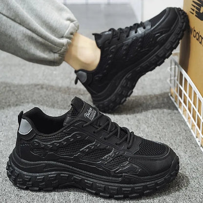 High Quality Men’s Sneakers Casual Sport Shoes Trendy Design with Non-Slip Thick Sole Stylish Sneakers for Men