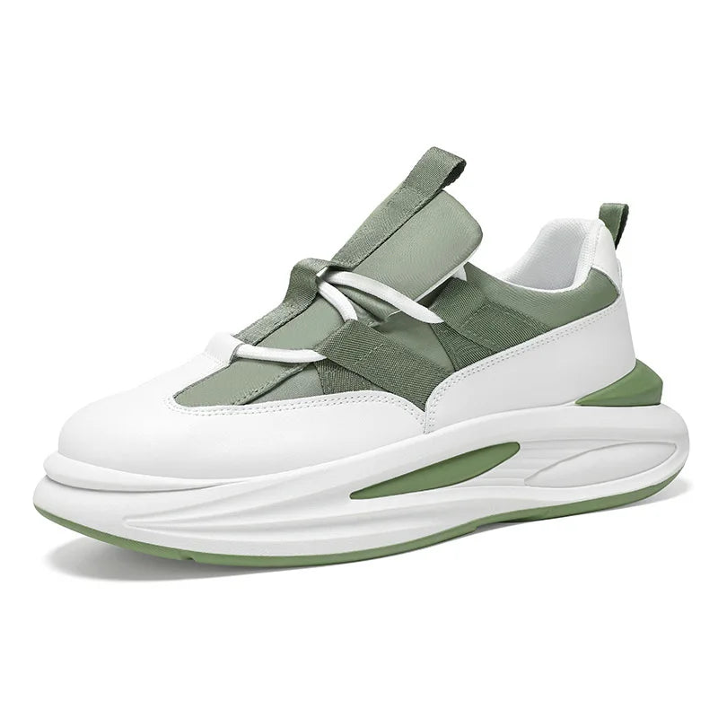 2025 Myway New Innovation Men’s Sneakers Ultra Thick Sole Casual Slip-On Sports Shoes for Enhanced Comfort and Style