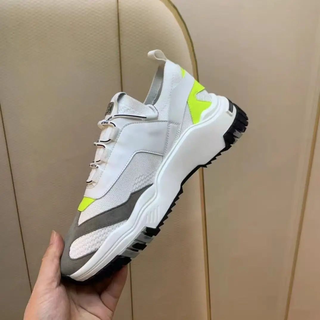 Trendy Brand Light Luxury Lace up Spring and Summer Casual Shoes, Versatile Youth Sports Shoes