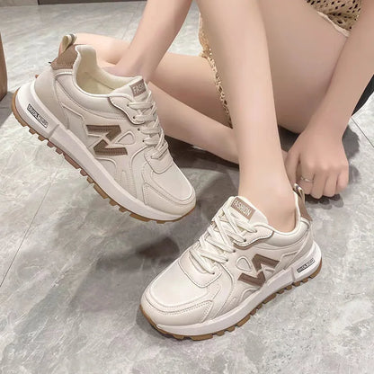 2025 Spring Women’s Sneakers Lightweight Casual Running Shoes Slip Resistant Soft Sole Versatile Sneakers for Daily Wear