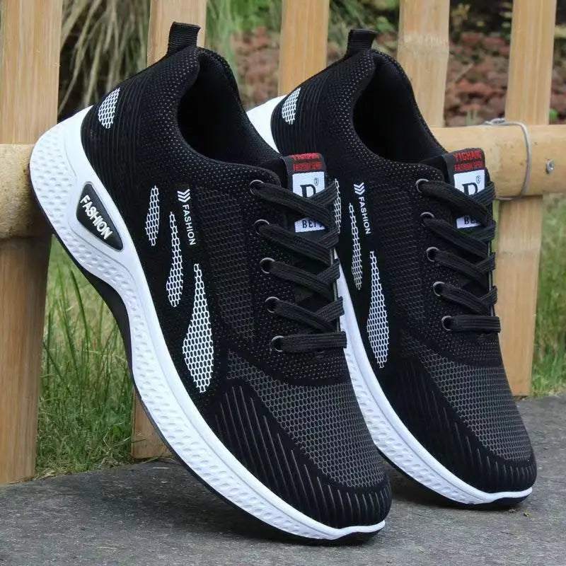 Summer New Arrivals Men’s Sneaker Breathable Mesh Running Shoes Soft Anti-Slip Casual Sports Shoes for Men