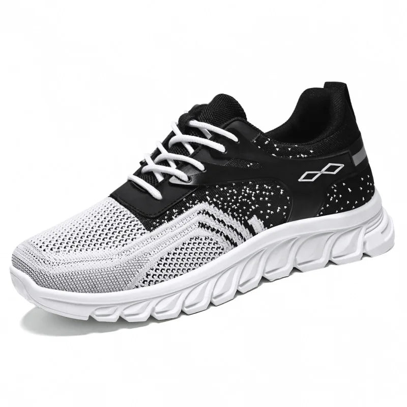2025 Men’s Running Shoes Soft Sole Breathable Casual Sneakers Fashionable Slip on Sports Shoes for Men
