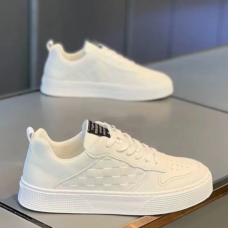 2025 Summer Men’s Round Toe Sneakers Casual Sports Shoes with Superior Traction for Outdoor Activities