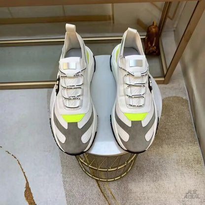 Trendy Brand Light Luxury Lace up Spring and Summer Casual Shoes, Versatile Youth Sports Shoes