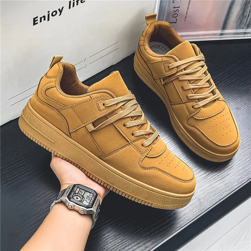 2025 New Men’s Summer Sneakers Thick Soled Durable Non-Slip Fashion Sneakers for Men Stylish Casual Shoes