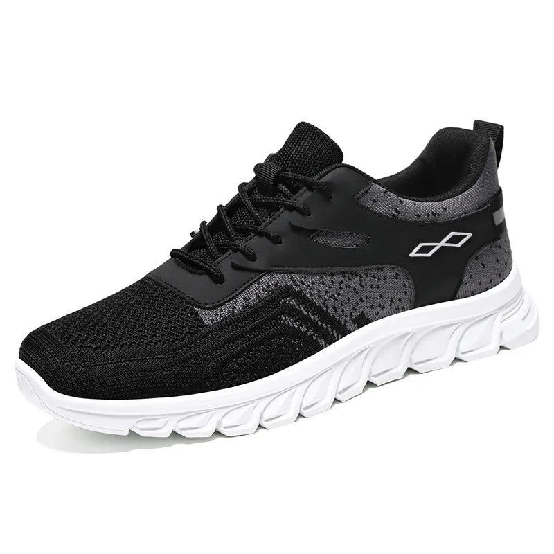 2025 Men’s Running Shoes Soft Sole Breathable Casual Sneakers Fashionable Slip on Sports Shoes for Men
