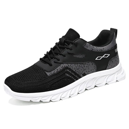 2025 Men’s Running Shoes Soft Sole Breathable Casual Sneakers Fashionable Slip on Sports Shoes for Men