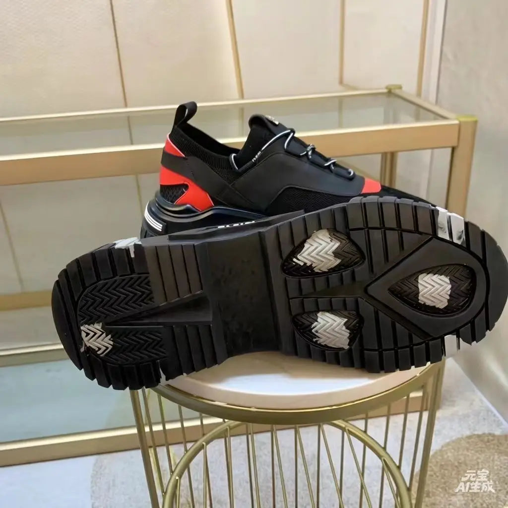 Light Luxury Original Wear-resistant and Versatile Fashion Trend Sports Thick Sole Anti slip Shock-absorbing Running Shoes