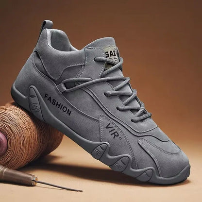 2025 Spring New Men Sneaker Thick Sole Non-Slip Athletic Casual Shoes for Work and Outdoor Activities Work Safety Shoes