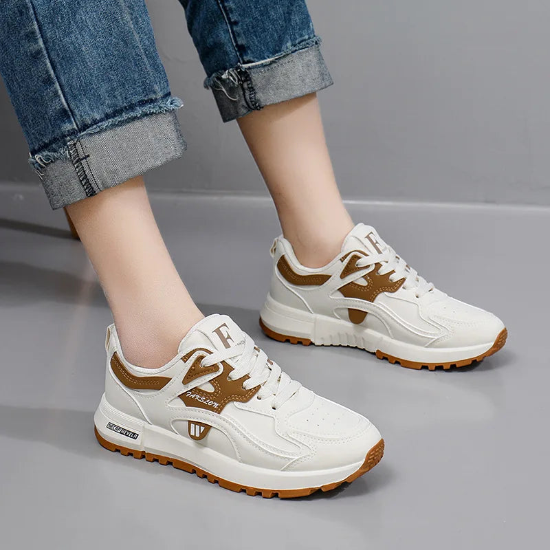 Discount Offer Women’s Sneakers Thick Sole Height Increasing Casual Shoes Running Shoes Loose Round Toe Impact Resistant