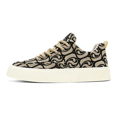 Myway New Men’s Casual Canvas Shoes Thick-Soled Height Increasing Shoes for Stylish Comfort Fashion  Sneaker Foe Men