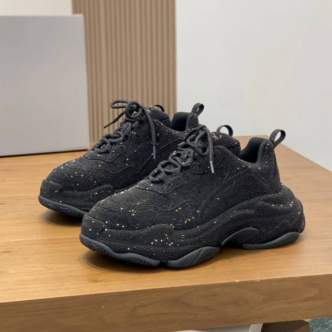 The Best Product Men Women Casual Sneakers for Platform Training Shoes Lace-Up Closure Genuine Leather Anti-slip Shock-absorbing