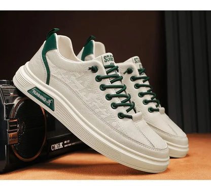 Men’s Casual Sneakers Waterproof Non Slip Autumn and Spring Board Shoes for Outdoor Work Use Stylish Comfortable Shoes