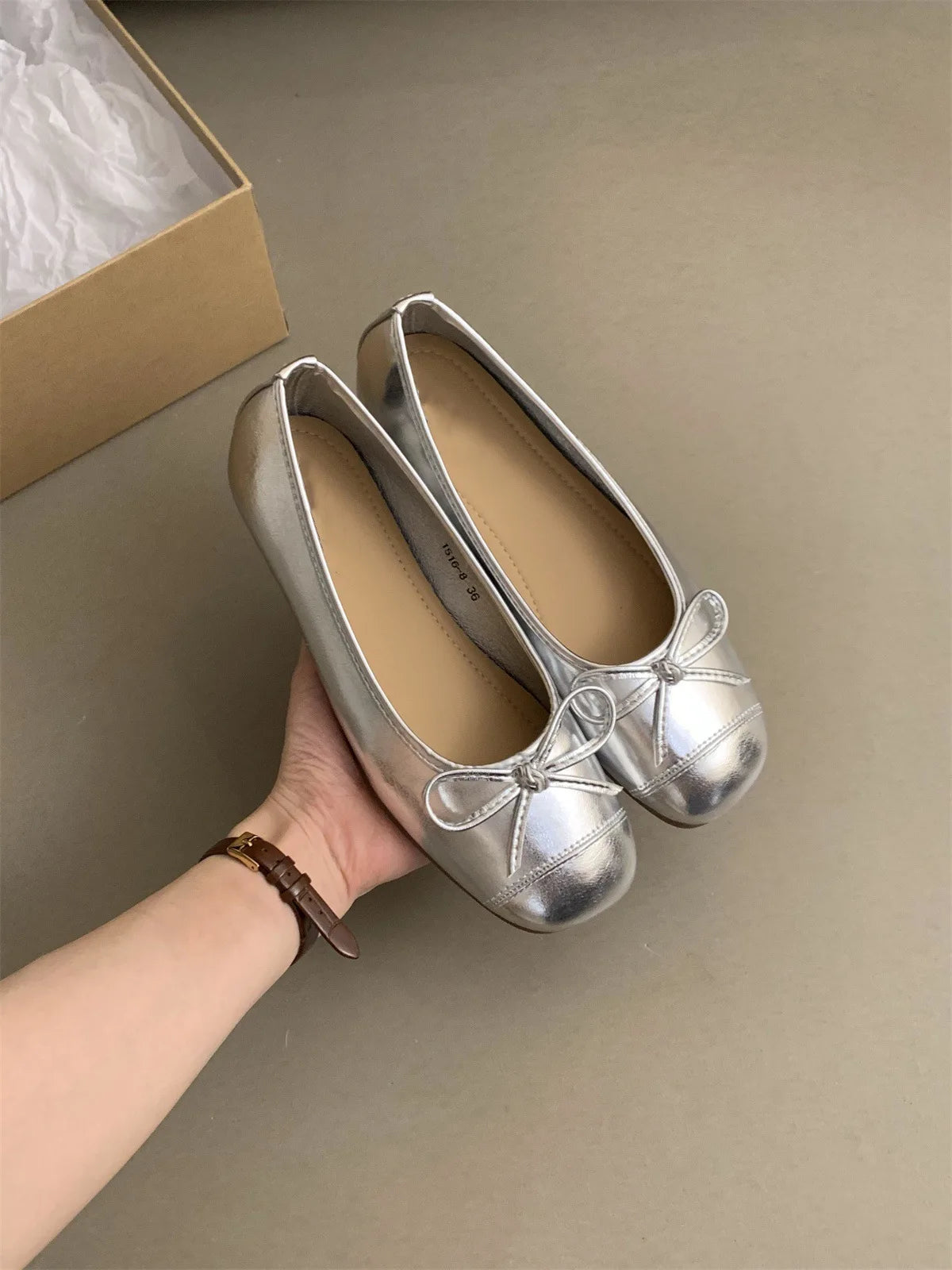 French Vintage Ballerina Flats for Women – Affordable High-Quality Soft Loafers, Gentle Fairy Style Breezy Spring Shoes